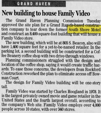 South Shore Motel - Jan 12 2005 Article